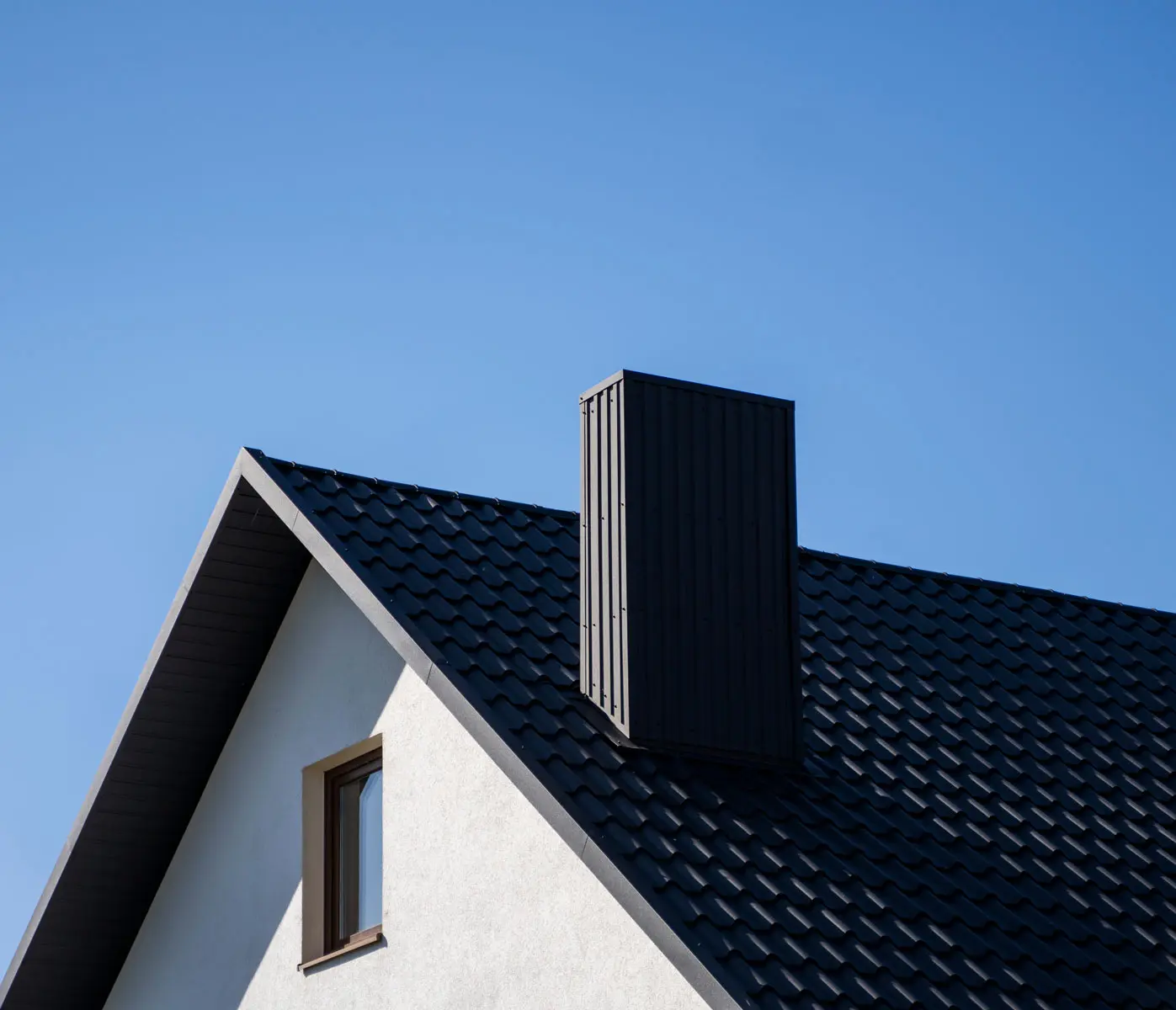 Roof with Chiminea