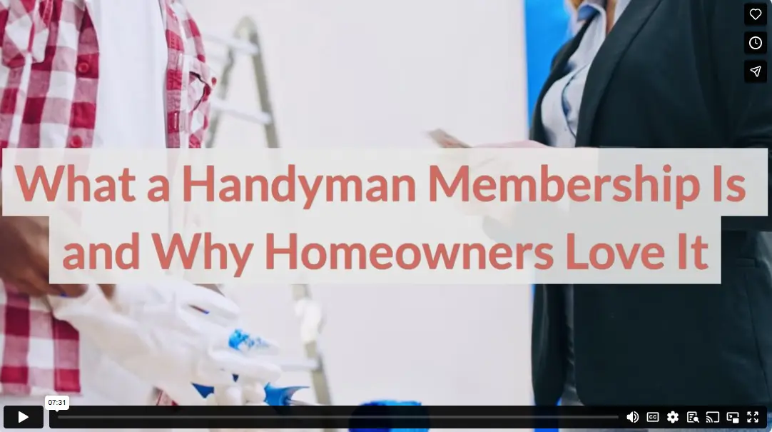 What a Handyman Membership Is and Why Homeowners Love It