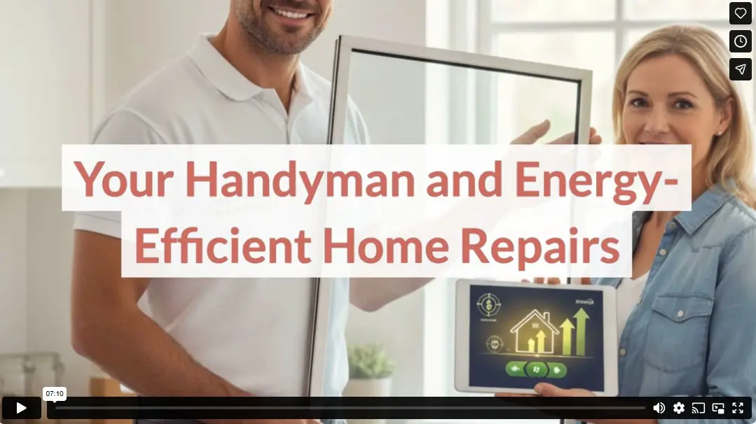Your Handyman and Energy-Efficient Home Repairs