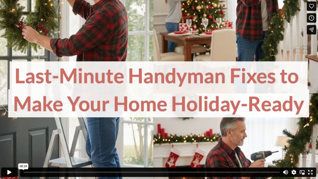 Last-Minute Handyman Fixes to Make Your Home Holiday-Ready