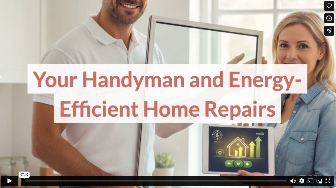 Your Handyman and Energy-Efficient Home Repairs